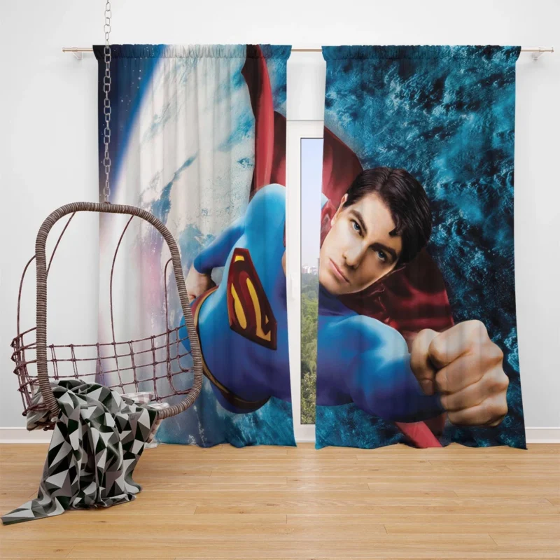 Superman Returns: The Hero Comeback Window Curtain
