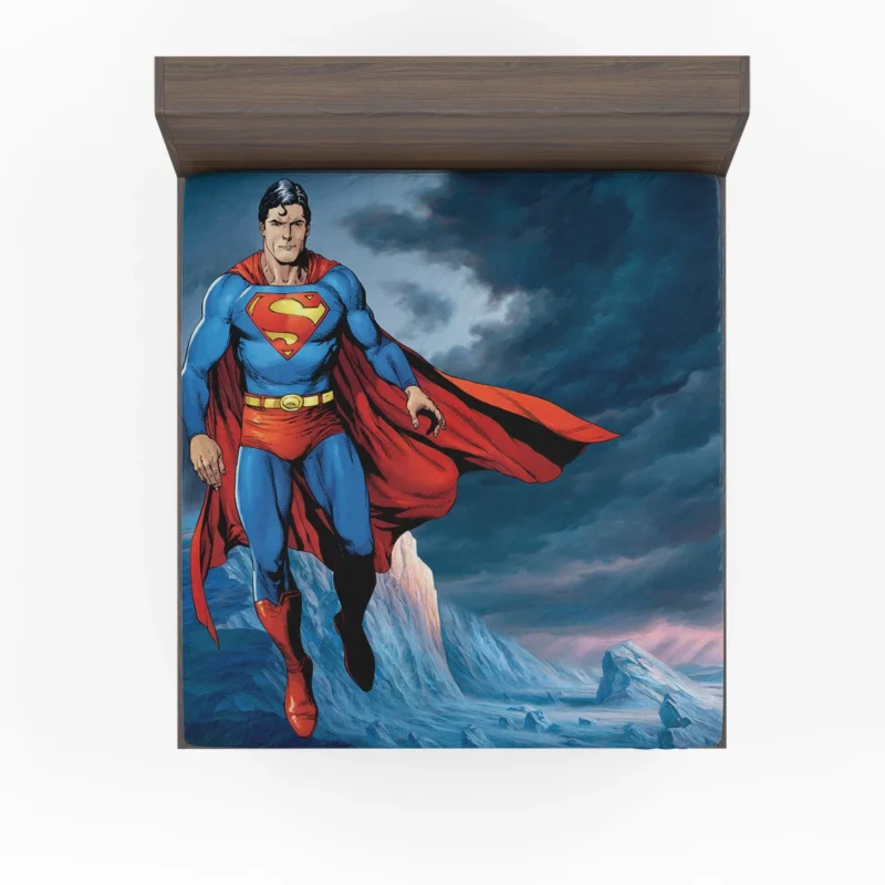 Superman Wallpaper: Symbol of Hope Fitted Sheet