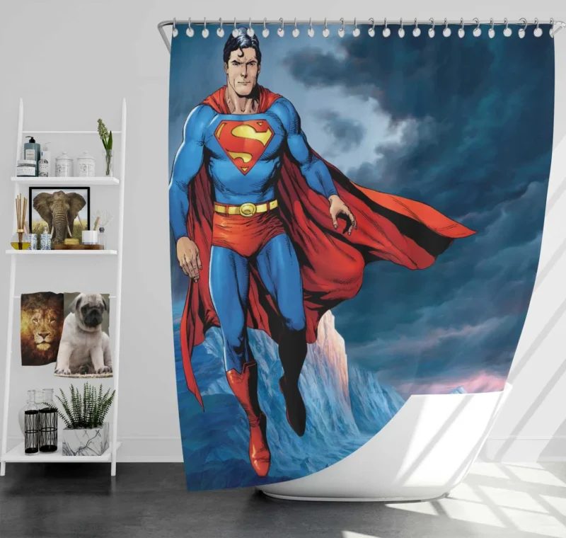 Superman Wallpaper: Symbol of Hope Shower Curtain