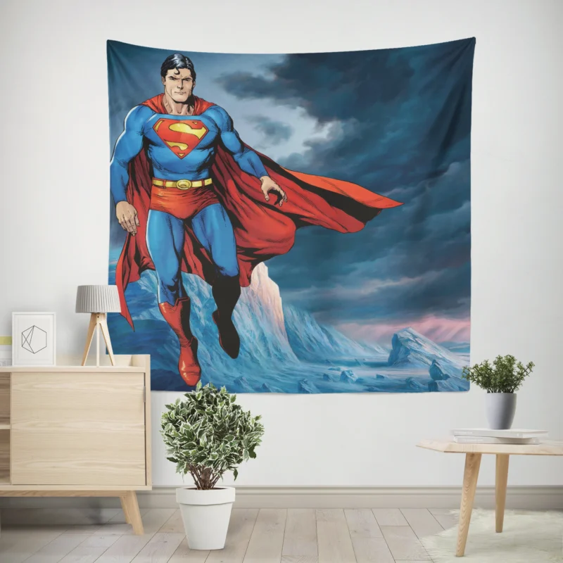 Superman Wallpaper: Symbol of Hope  Wall Tapestry