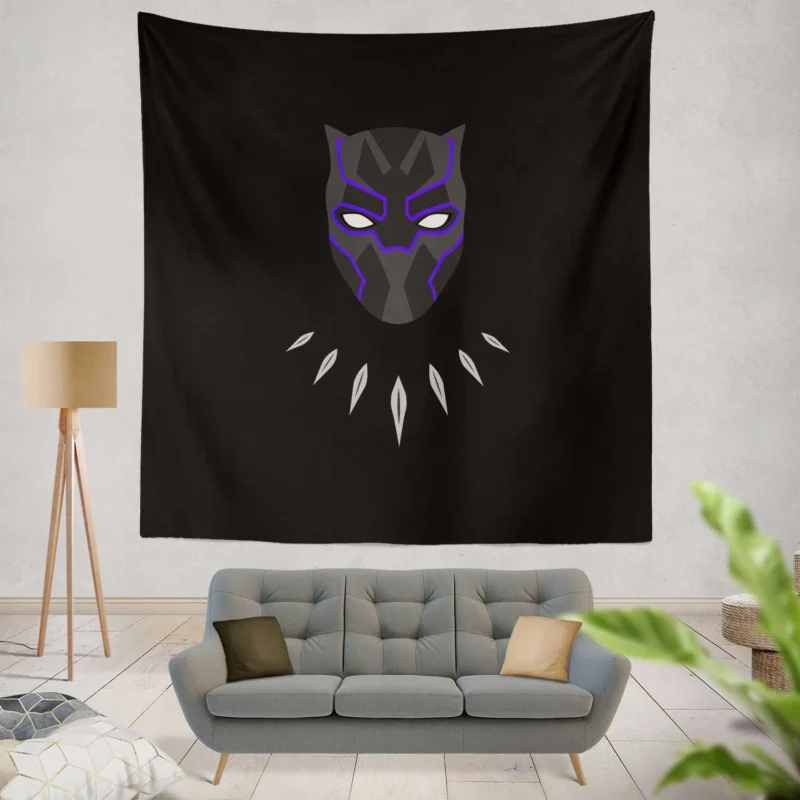 TChalla Adventure as Black Panther  Wall Tapestry