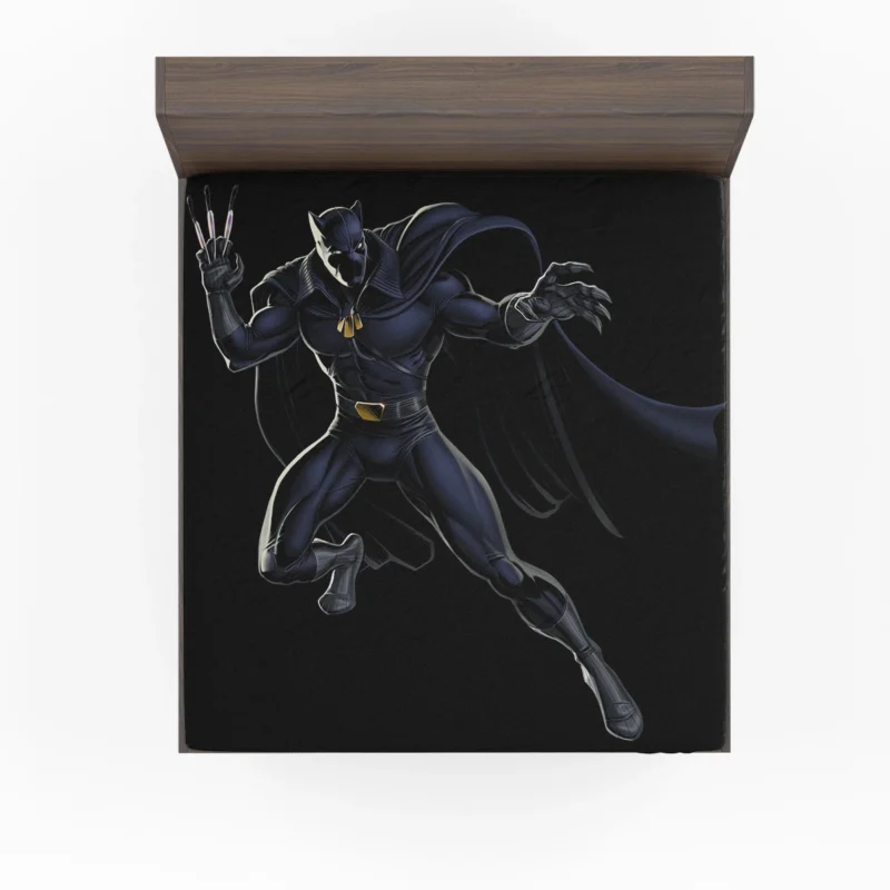 TChalla Legacy as Black Panther Fitted Sheet