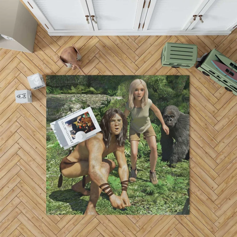 Tarzan (2013): A Love Story in the Jungle Floor Rug