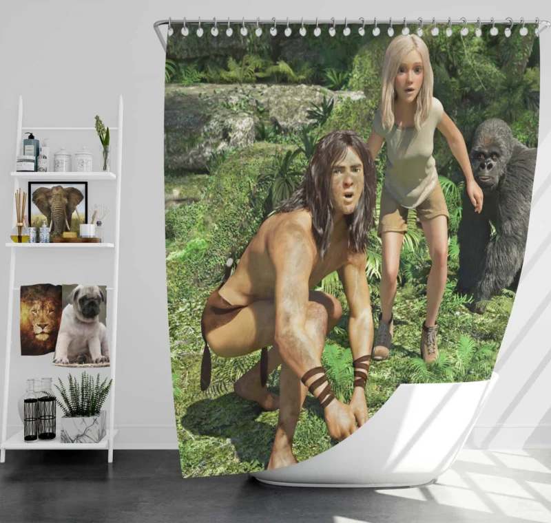 Tarzan (2013): A Love Story in the Jungle Shower Curtain
