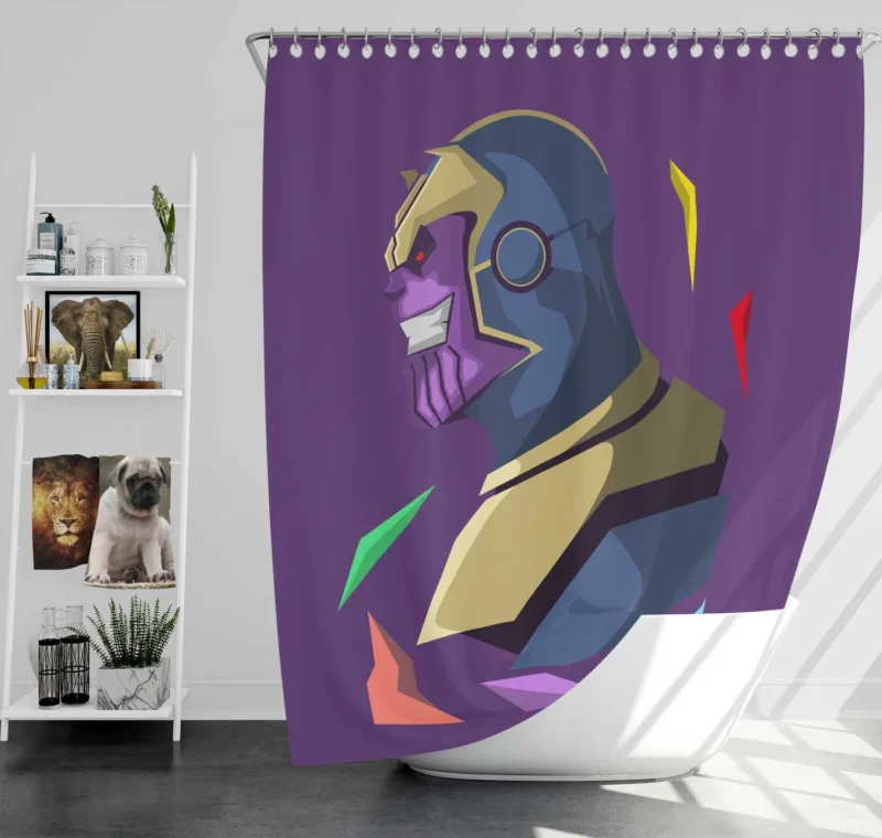 Thanos Comics: A Titan Saga Shower Curtain