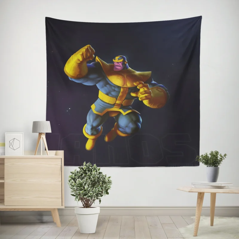 Thanos Comics: Marvel Cosmic Force  Wall Tapestry