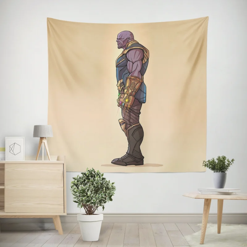 Thanos Comics: Marvel Iconic Villain  Wall Tapestry