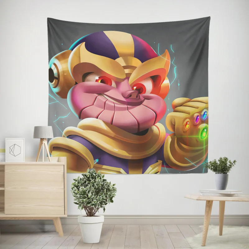 Thanos Comics: The Cosmic Conqueror  Wall Tapestry