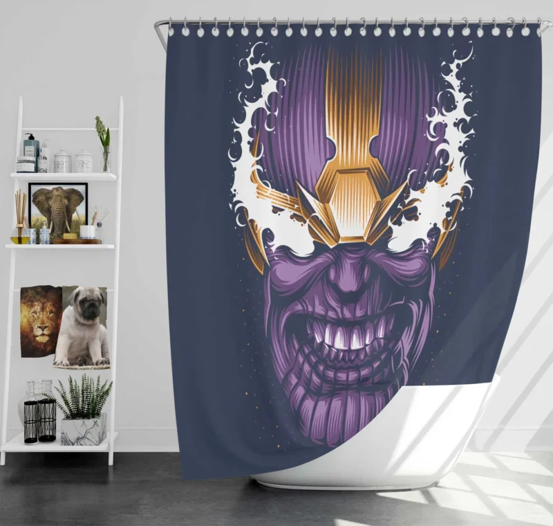 Thanos Comics: The Supreme Supervillain Shower Curtain