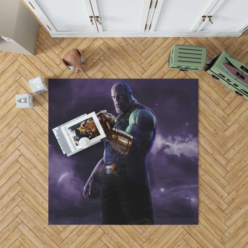Thanos Reign in Avengers: Infinity War - A Villain Unleashed Floor Rug