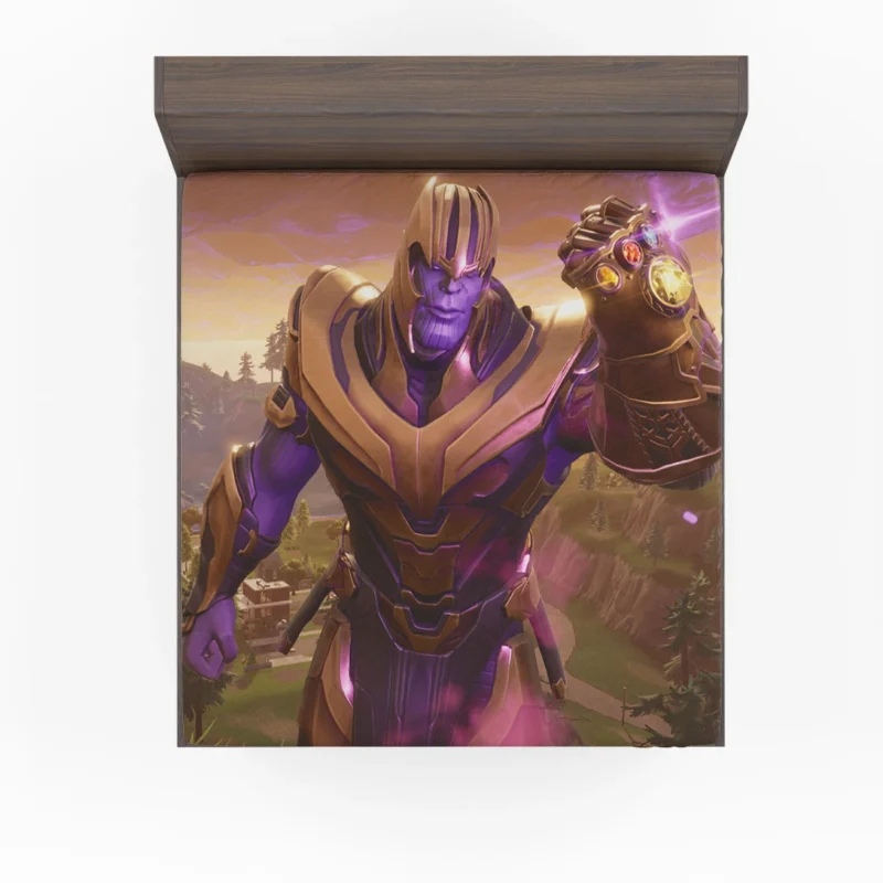 Thanos in Fortnite: The Mad Titan Arrival Fitted Sheet