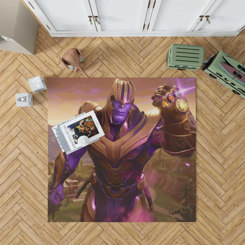 Thanos in Fortnite: The Mad Titan Arrival Floor Rug