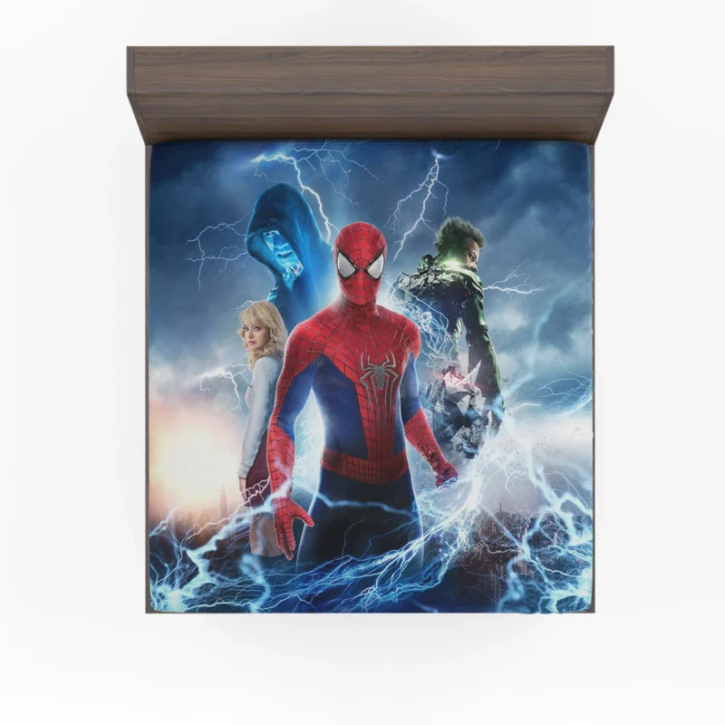 The Amazing Spider-Man 2: A Villainous Showdown Fitted Sheet