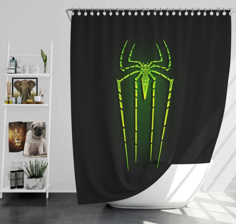The Amazing Spider-Man: A Web-Slinging Adventure Shower Curtain