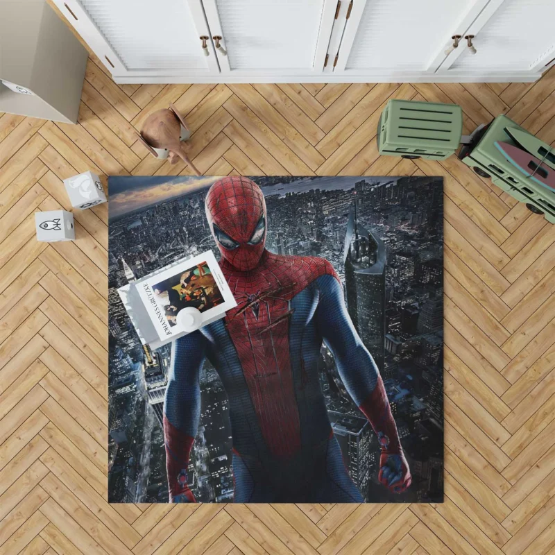 The Amazing Spider-Man: Peter Parker Heroic Journey Floor Rug