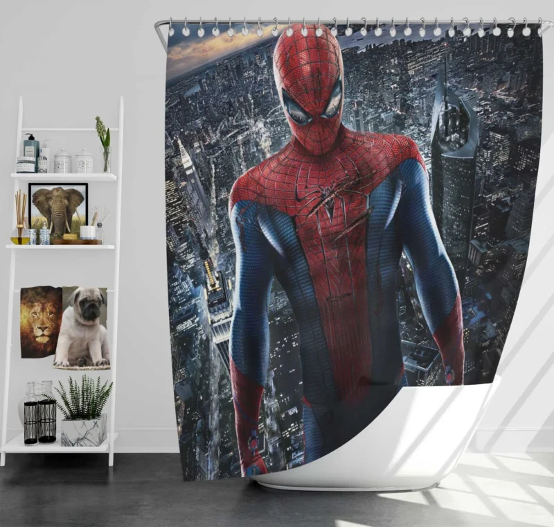 The Amazing Spider-Man: Peter Parker Heroic Journey Shower Curtain