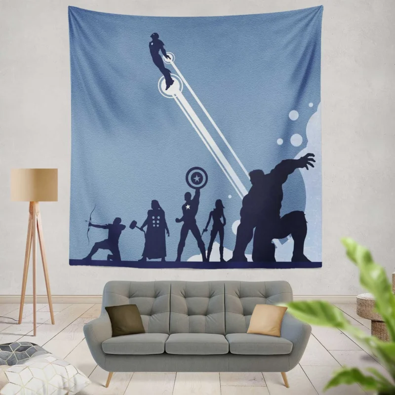 The Avengers: A Superhero Spectacle  Wall Tapestry