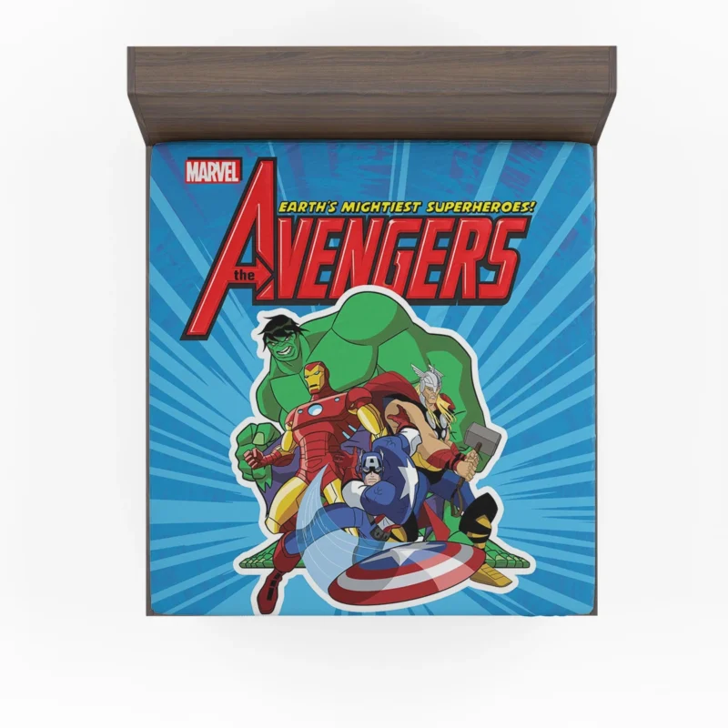 The Avengers: Earth Mightiest Heroes - A Heroic Saga Fitted Sheet