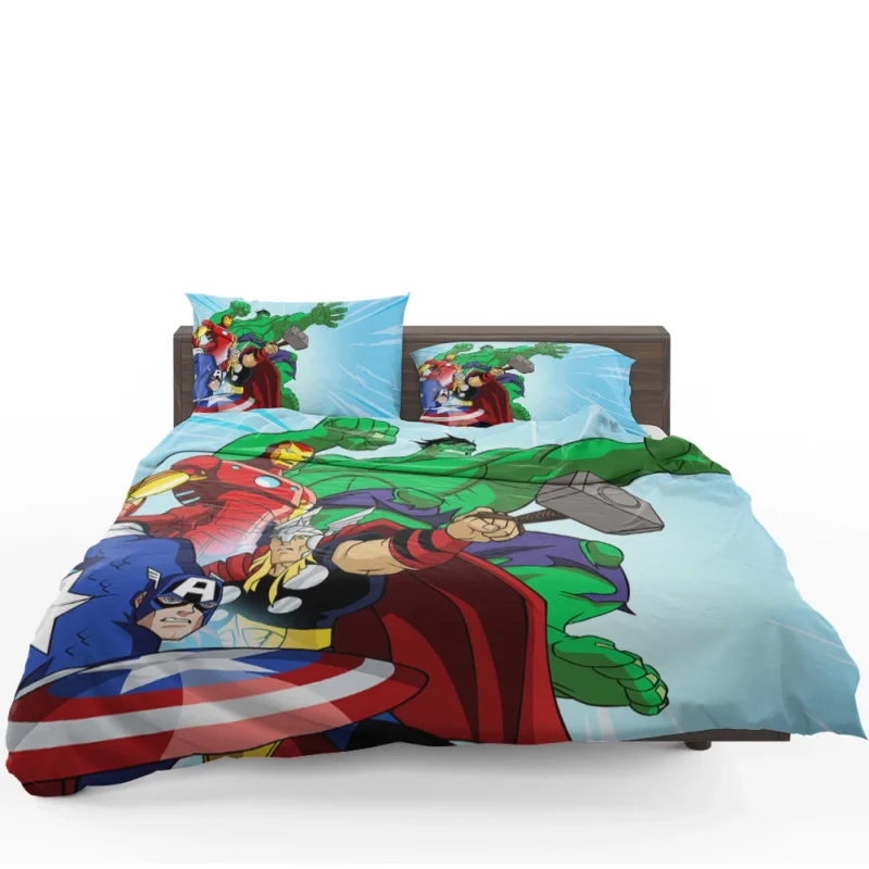 The Avengers: Earth Mightiest Heroes in Action Bedding Set