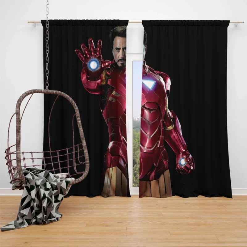 The Avengers Movie: Earth Mightiest Heroes Window Curtain