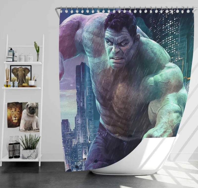 The Avengers Movie: Epic Superhero Team Shower Curtain