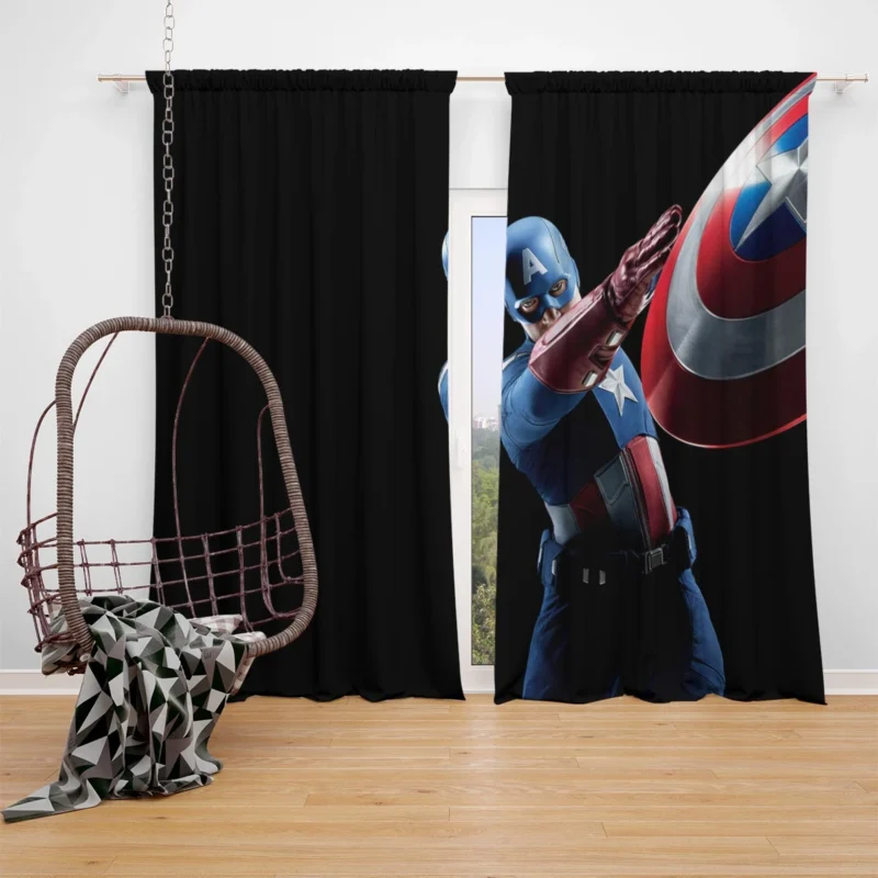 The Avengers Movie: Uniting Earth Mightiest Heroes Window Curtain