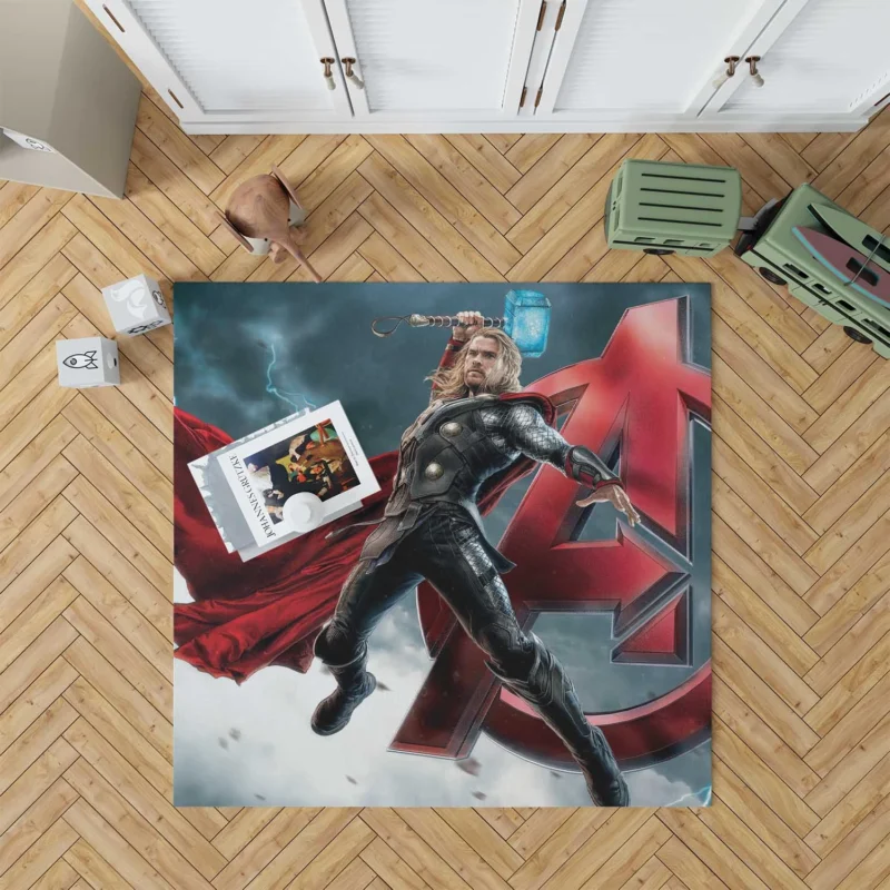 The Avengers: Thor Heroic Role Floor Rug