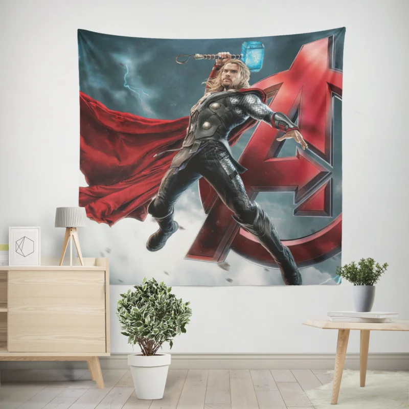 The Avengers: Thor Heroic Role  Wall Tapestry