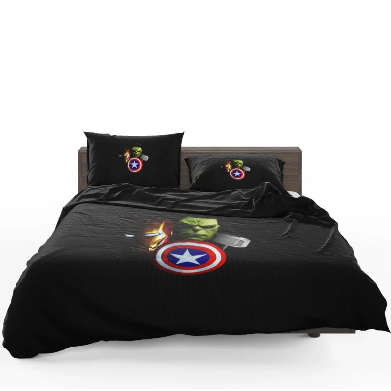 The Avengers in Comics: Heroes Unite Bedding Set