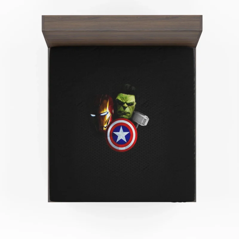 The Avengers in Comics: Heroes Unite Fitted Sheet