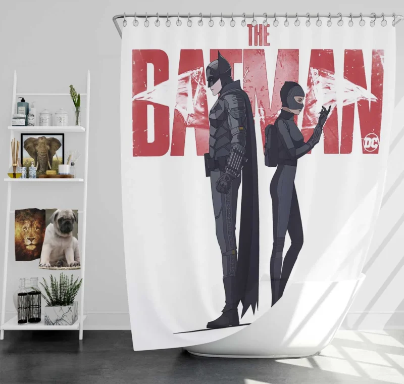 The Batman: Catwoman Mysterious Role Shower Curtain