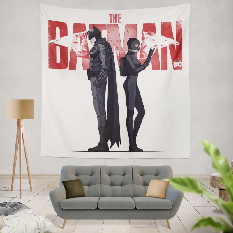 The Batman: Catwoman Mysterious Role  Wall Tapestry