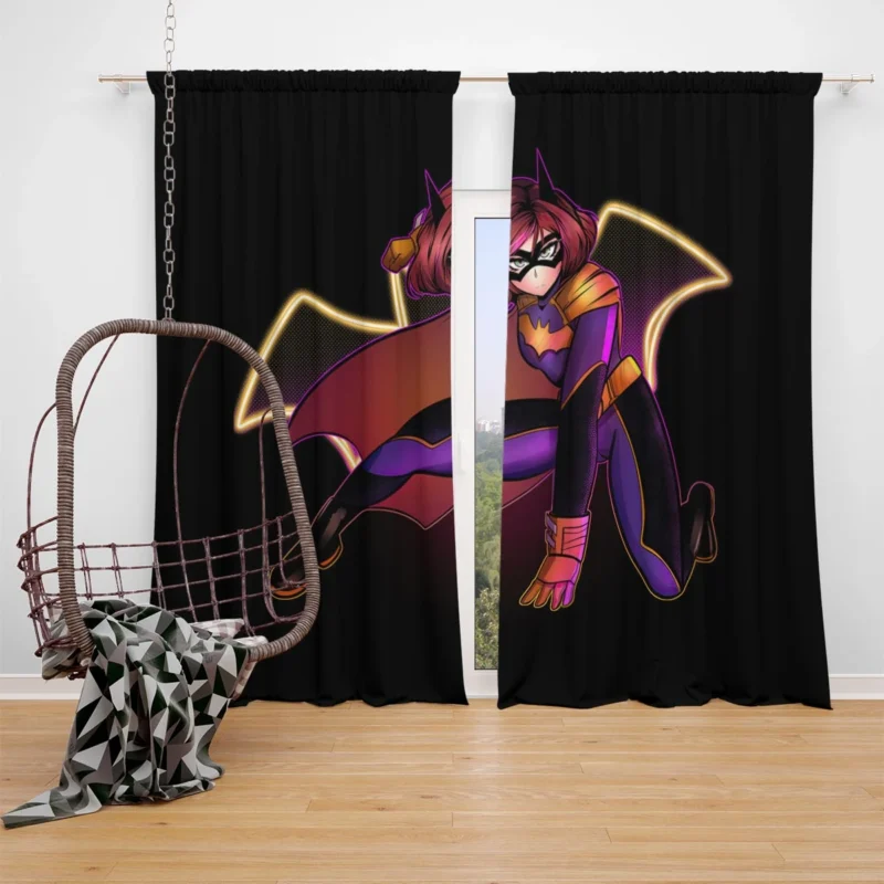 The Batman: Embracing the Shadows of Gotham Window Curtain