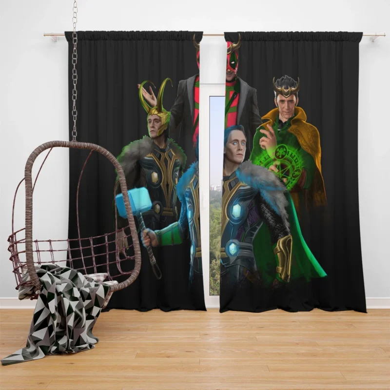 The Council of Loki in Loki: Agent of Asgard Window Curtain