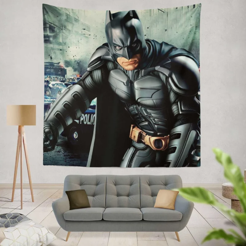 The Dark Knight: A Cinematic Masterpiece  Wall Tapestry