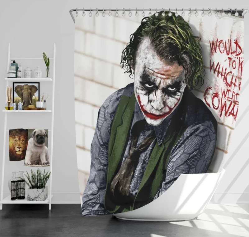 The Dark Knight Joker Shower Curtain