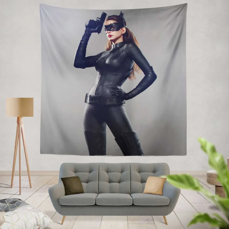 The Dark Knight Rises: Anne Hathaway Catwoman  Wall Tapestry