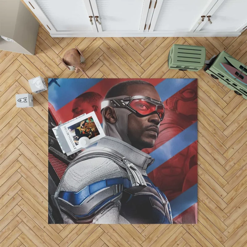 The Falcon and the Winter Soldier: A Dynamic Duo Floor Rug