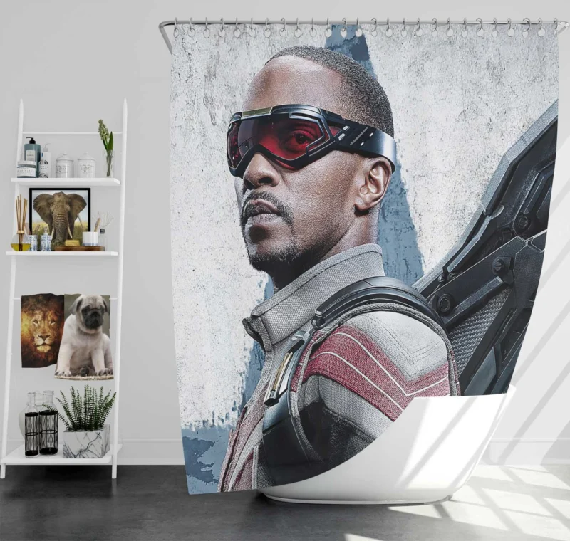 The Falcon and the Winter Soldier: A Marvel Series Shower Curtain