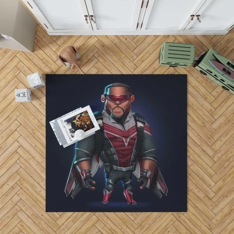 The Falcon and the Winter Soldier: Action-Packed Series Floor Rug