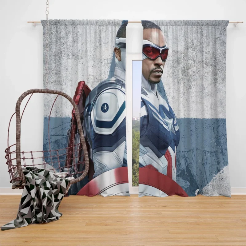The Falcon and the Winter Soldier: Anthony Mackie Soars Window Curtain