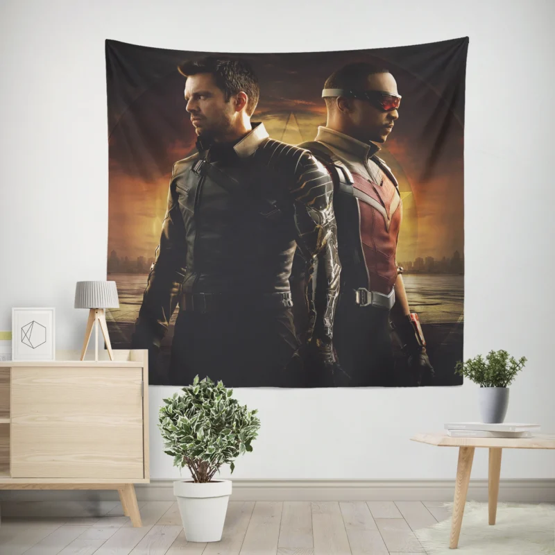 The Falcon and the Winter Soldier: Anthony Mackie Triumph  Wall Tapestry