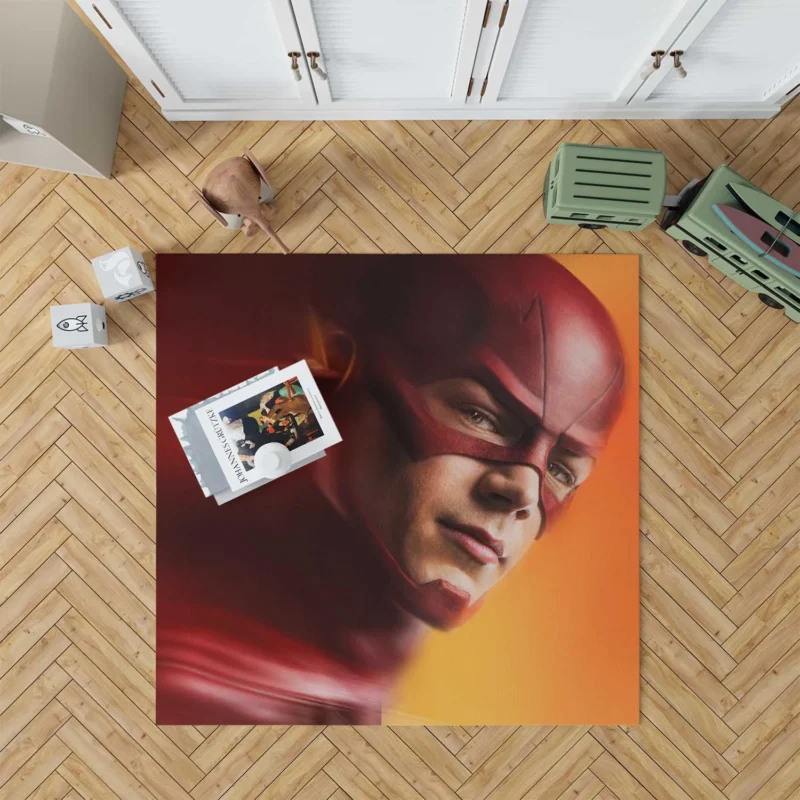 The Flash (2014): Grant Gustin DC Journey Floor Rug