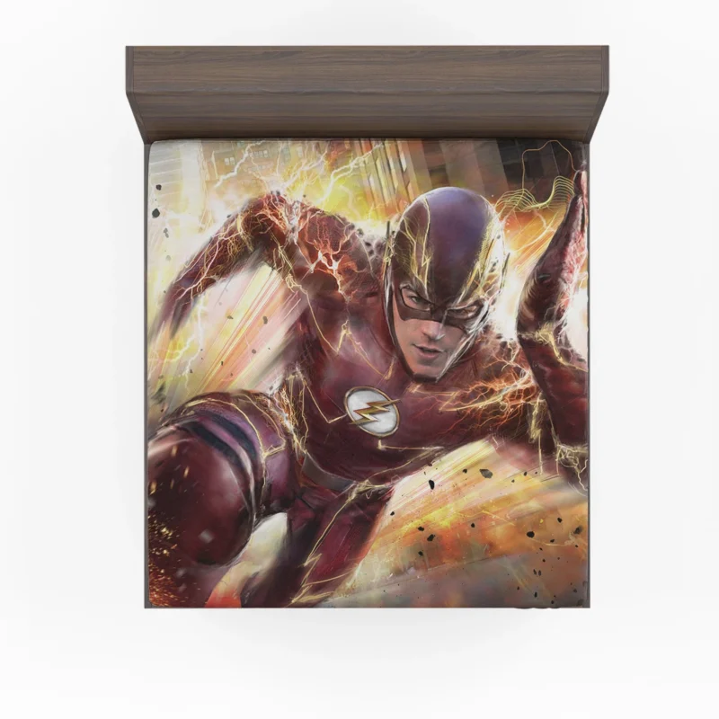 The Flash (2014): Grant Gustin Superhero Fitted Sheet