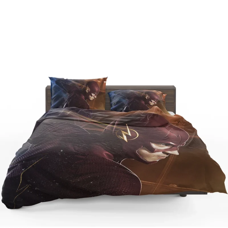 The Flash (2014): Superhero in Central City Bedding Set