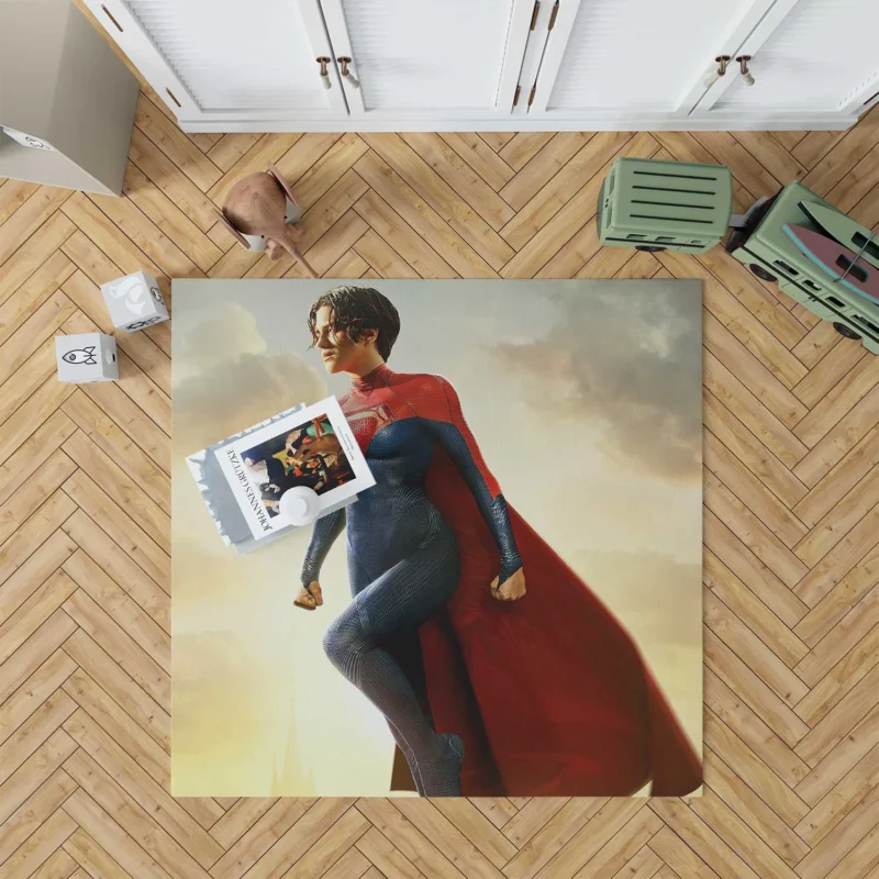 The Flash (2023) Introduces Supergirl Floor Rug