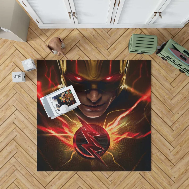 The Flash (2023): Upcoming Scarlet Speedster Film Floor Rug