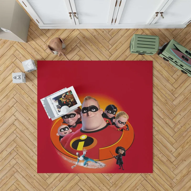 The Incredibles: Disney Superhero Team Floor Rug