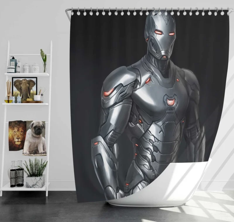 The Legacy of Iron Man Comics Shower Curtain