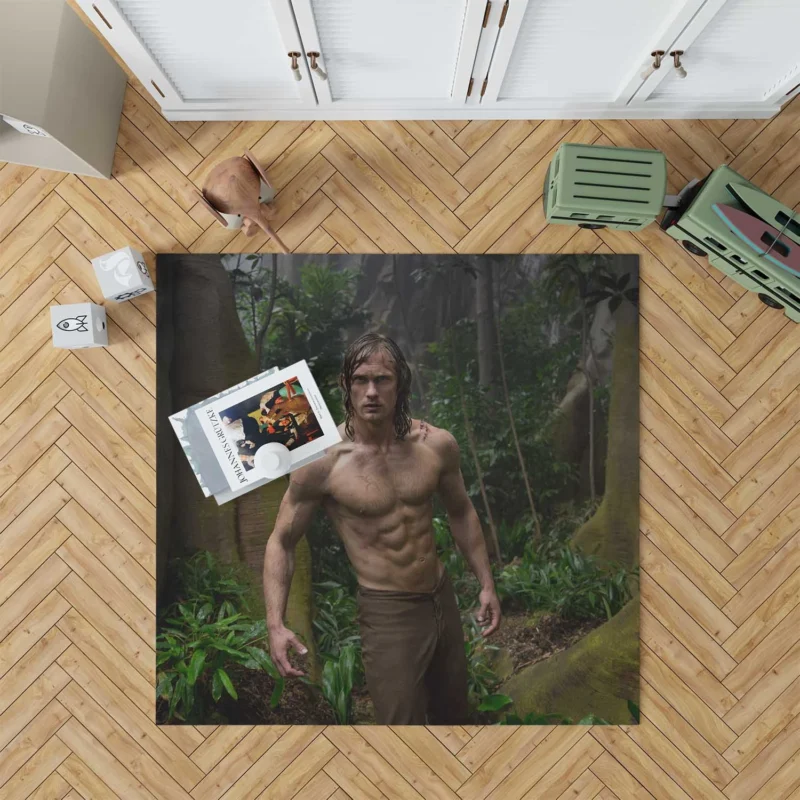 The Legend of Tarzan: Alexander Skarsg?rd Jungle Tale Floor Rug
